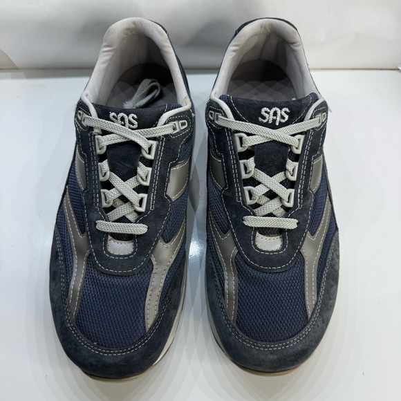 SAS Journey Mesh Blue Comfort Made In USA Shoes Men’s Size 10.5 WIDE - Picture 4 of 9